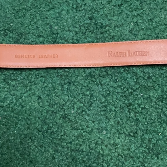 Ralph Lauren Leather Croc Brown Gold Buckle Belt M NWT - Picture 6 of 8